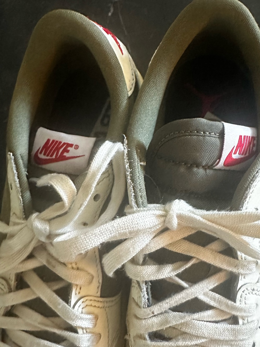 Nike Kids Low-Top Sneakers in White, Gray & Black - Picture 8 of 8